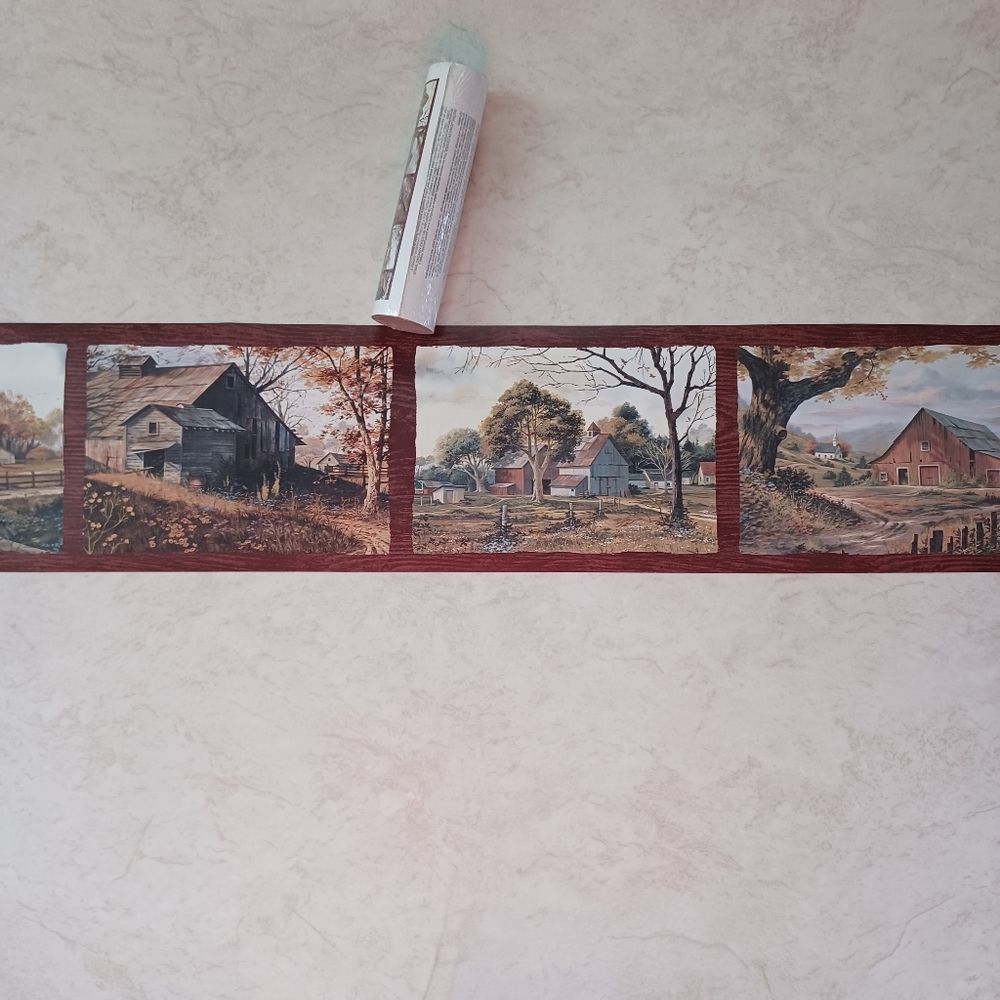 Wallpaper Border Country Days on the Farm